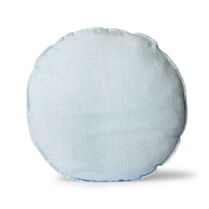 Linen seat / floor cushion - blue